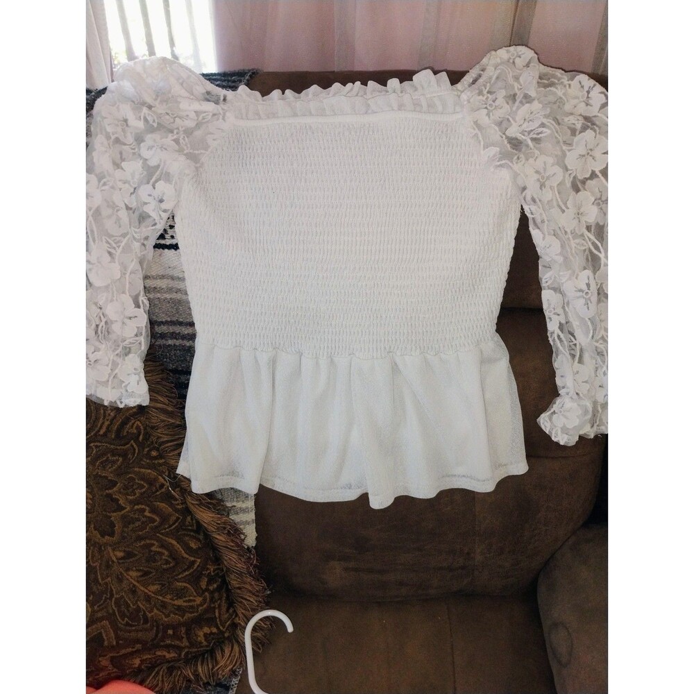 Women's and branded extra large off-the-shoulder top